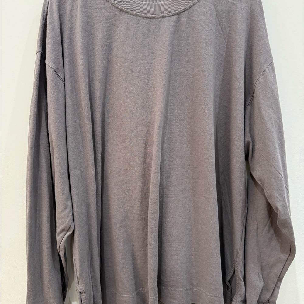 NWOT Free People Intimately Long Sleeve Tee in Gray